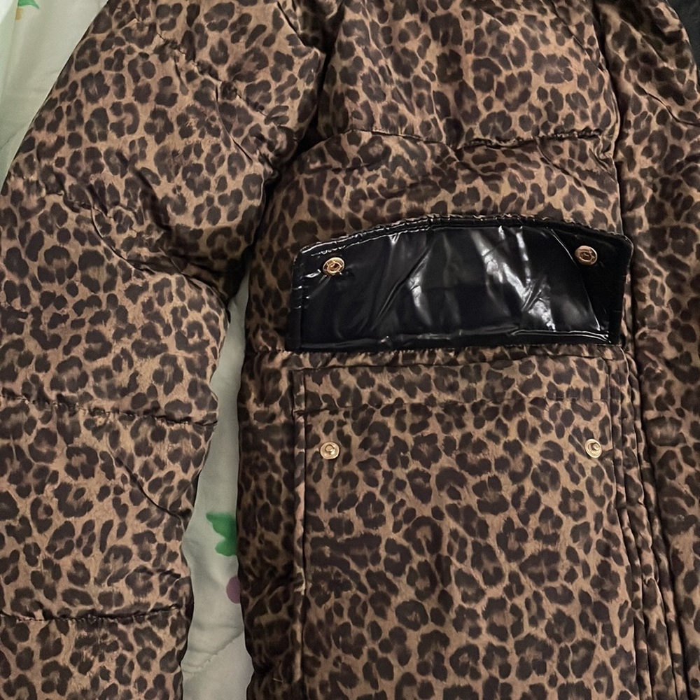 Leopard Print Michael Kors Puffer Jacket - image 3